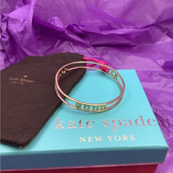 Kate Spade Good as Gold  Minimalist Bracelet - Picture 4 of 4